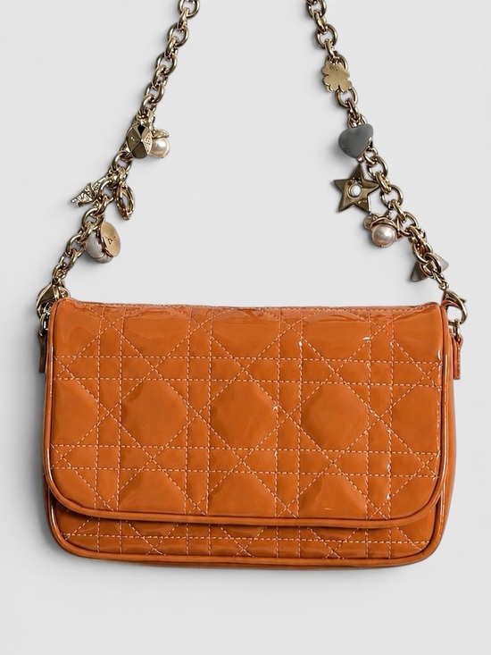 Dior Handbags - Dior Patent Cannage Lady Dior Small Bag